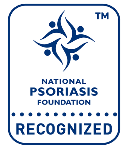 National Psoriasis Foundation Recognized badge 