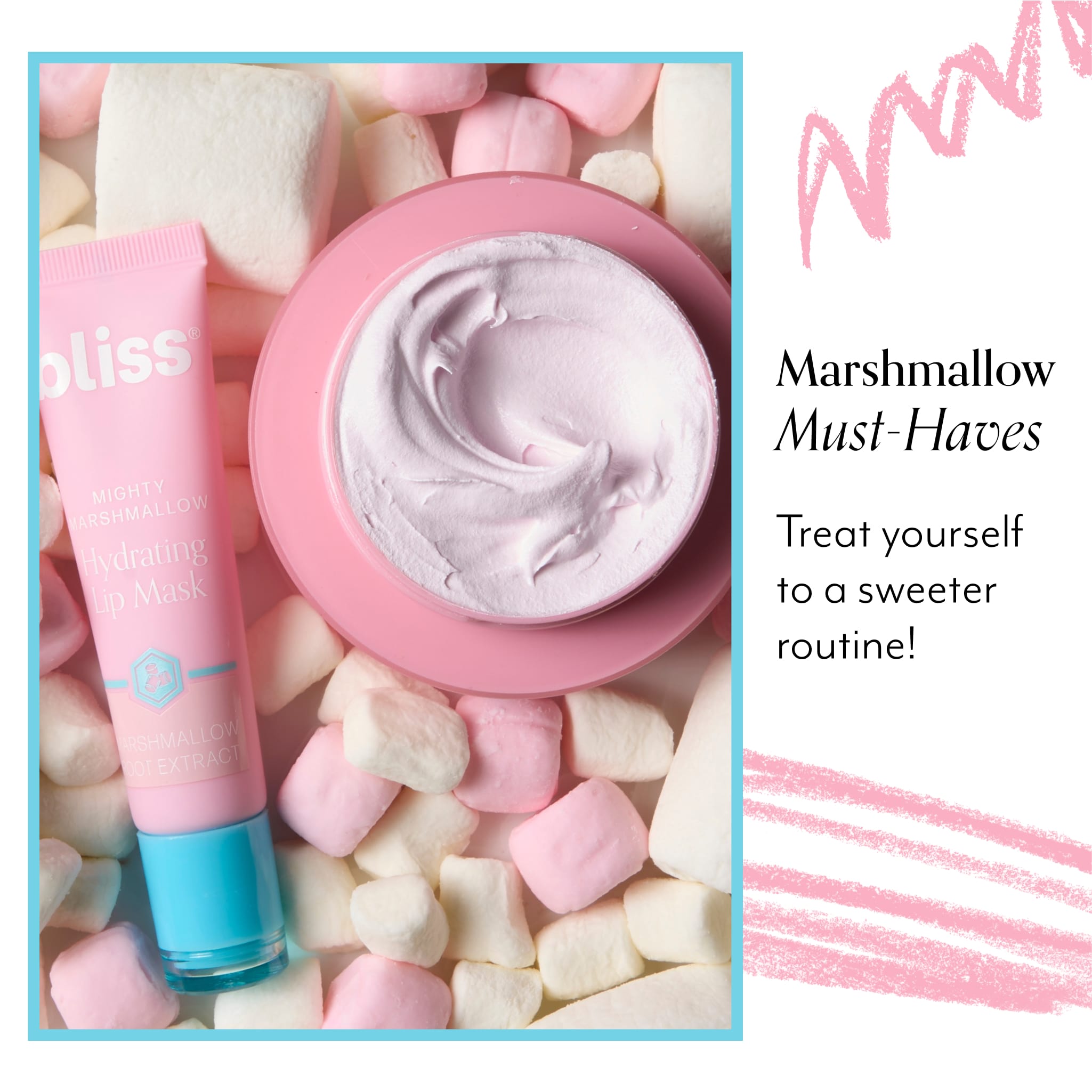 Mighty Marshmallow Hydrating Lip Mask with Marshmallow Root Extract - Image 6