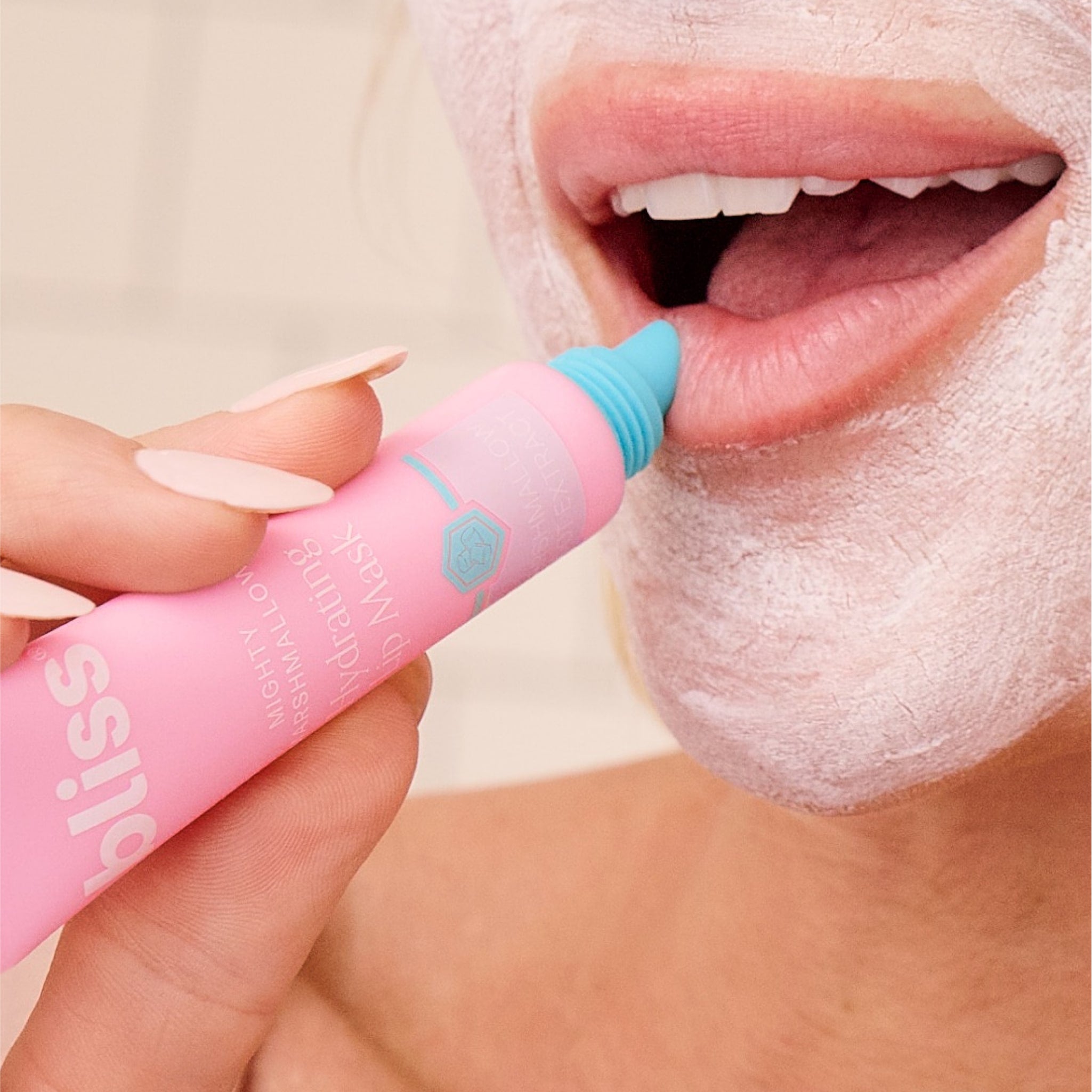 Mighty Marshmallow Hydrating Lip Mask with Marshmallow Root Extract - Image 8