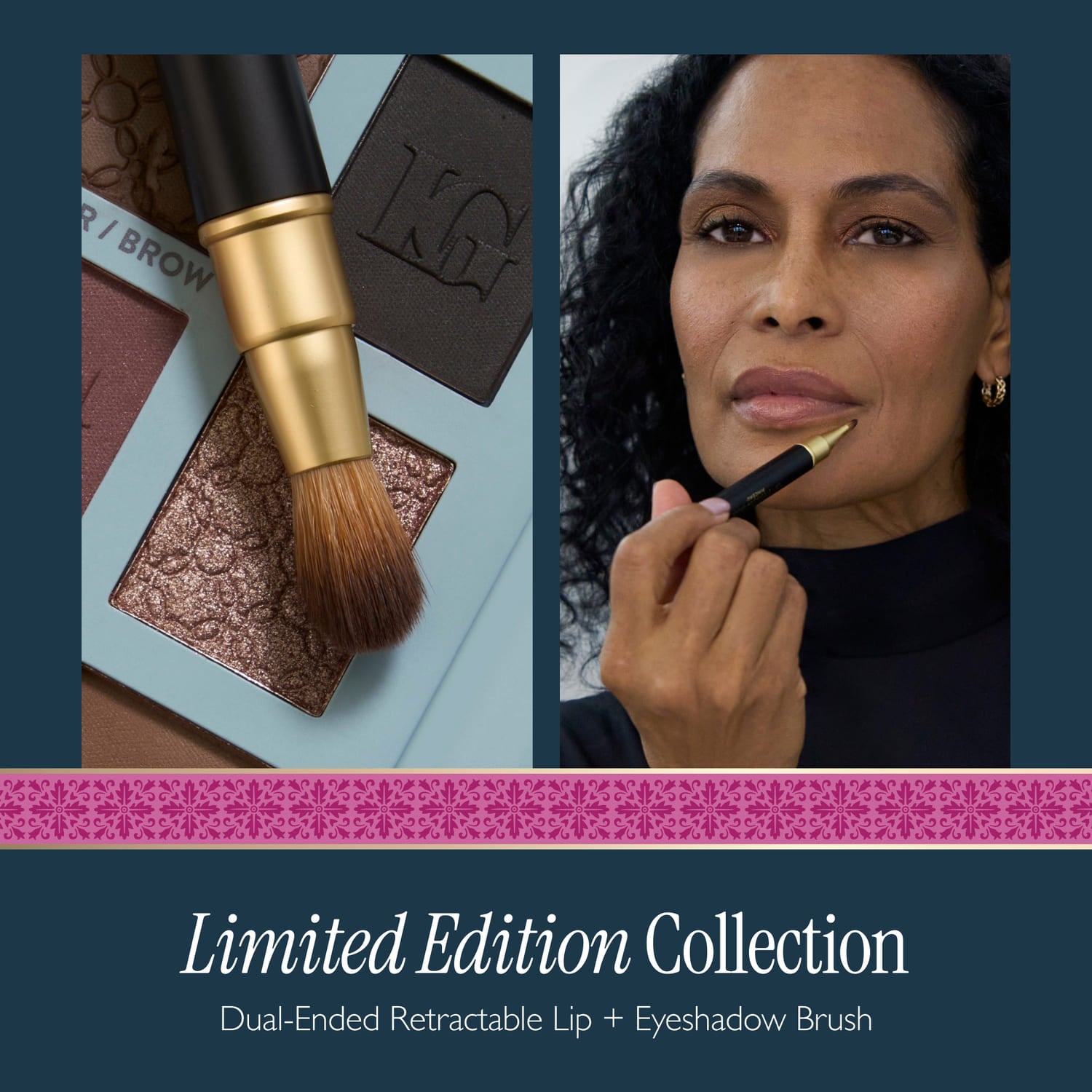 Dual-Ended Retractable Lip + Eyeshadow Brush - Image 8