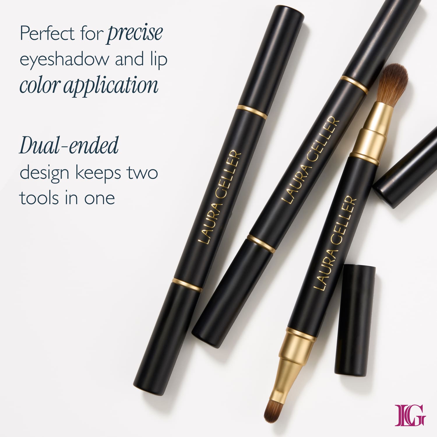 Dual-Ended Retractable Lip + Eyeshadow Brush - Image 3