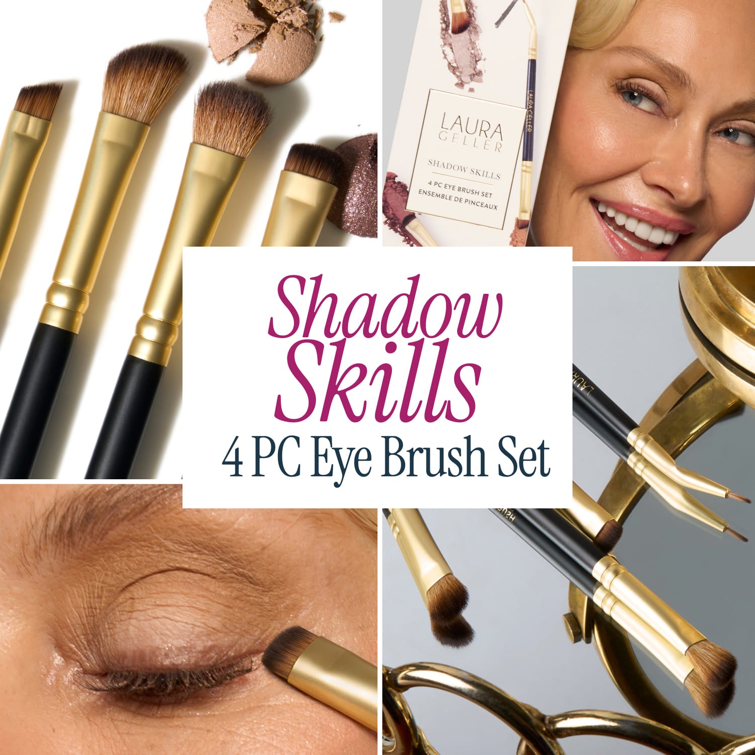 Shadow Skills 4PC Eye Brush Set - Image 6