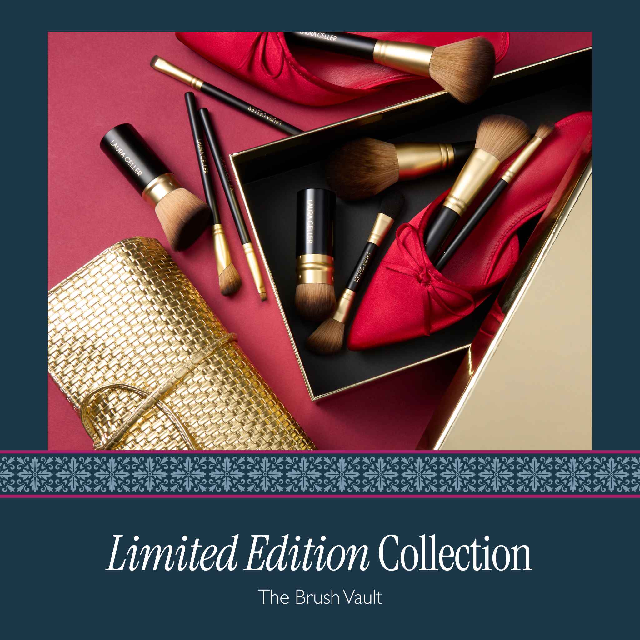 The Brush Vault Limited Edition Makeup Brush Collection (10 PC) - Image 7