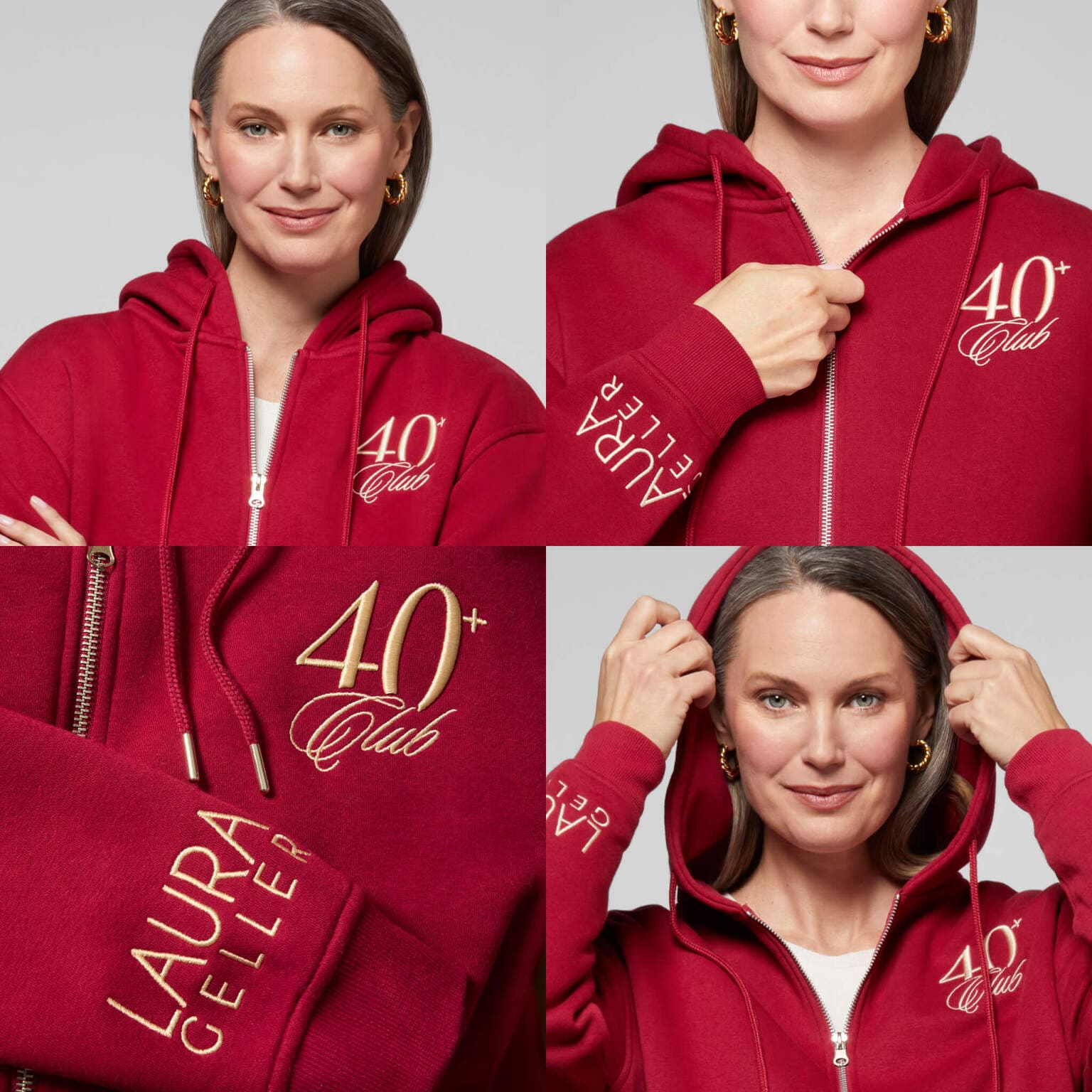 The 40+ Club Zip-Up Sweatshirt - Image 5