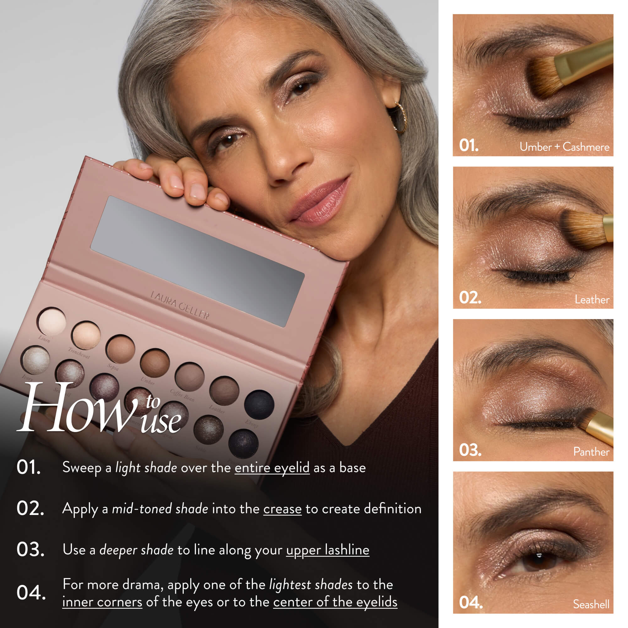 The Delectables 14 Multi-Finish Baked Eyeshadows Timeless Tones - Image 6